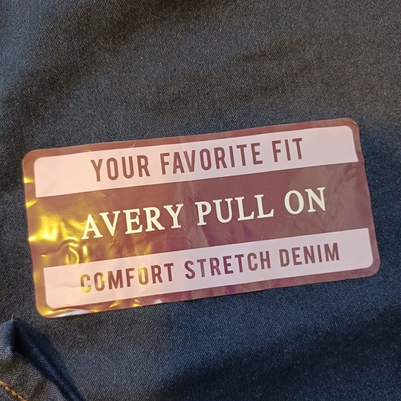 Gloria Vanderbilt Womens Avery Pull On Slim Leg Mid-Rise Blue Jean Pants - Picture 5 of 11